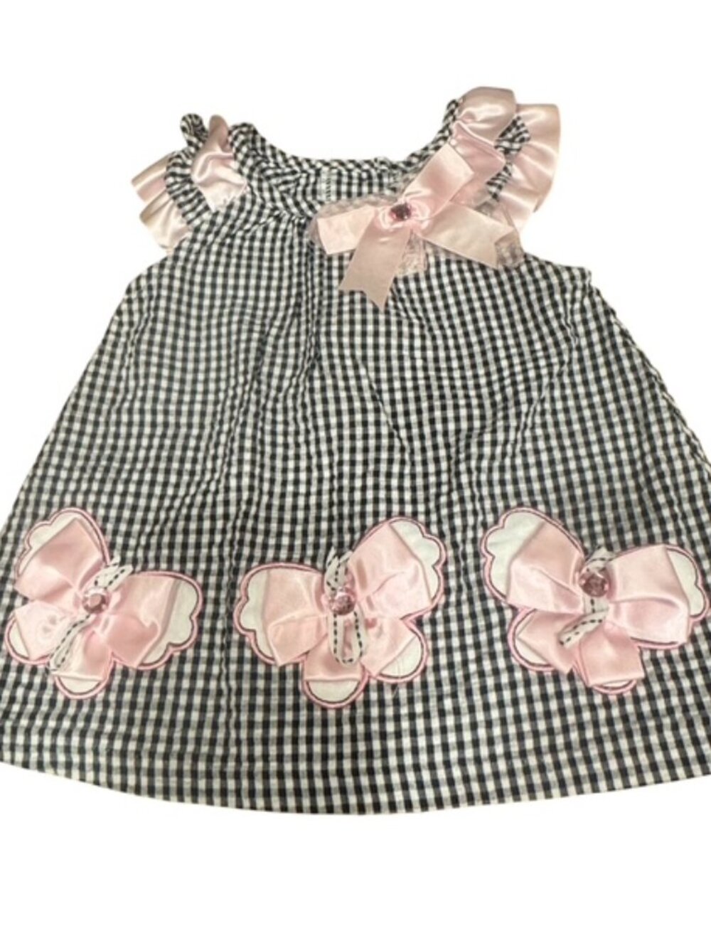 Rare Editions Size 6 Months Seersucker Dress